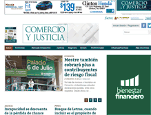 Tablet Screenshot of comercioyjusticia.info