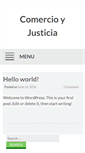 Mobile Screenshot of comercioyjusticia.com.ar